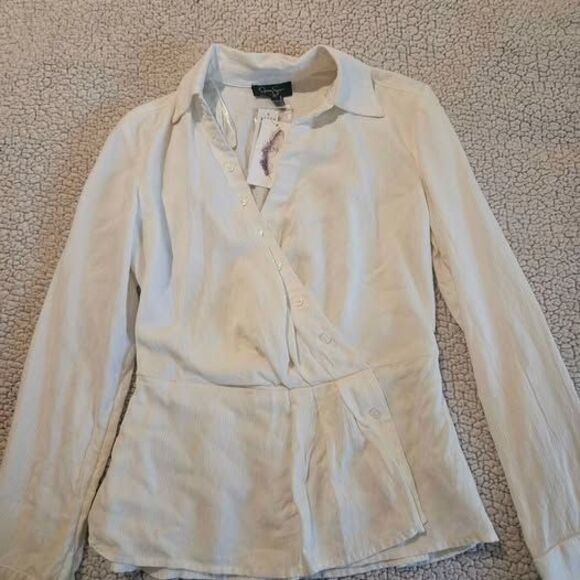 Jessica Simpson White Dress Shirt for Women - Picture 1 of 5